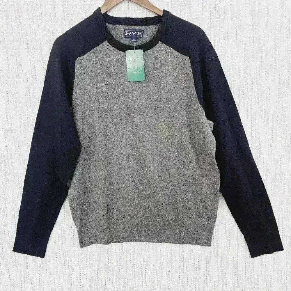 NWT RYE Men's Crewneck Sweater Size L